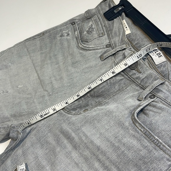 Agolde Jeans Sophie High Rise Crop Distressed Skinny Size 27 - Picture 13 of 16